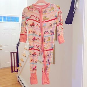 Little Sleepies, Retro Roller Skates Zippy. Size 3-6 months